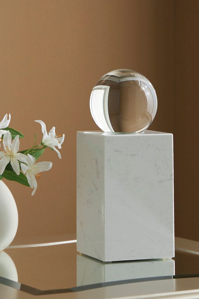 Sellner Sculpture In White/Clear A2000777