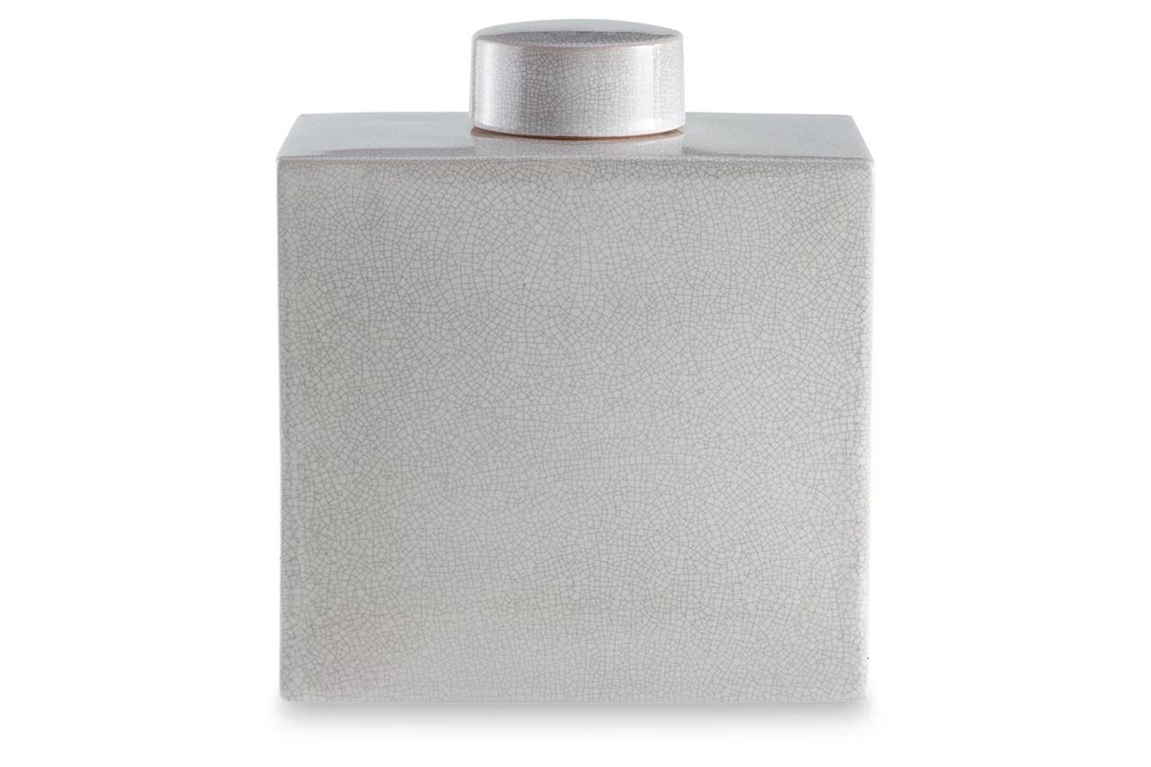 Haddworth Jar In Antique White A2000780