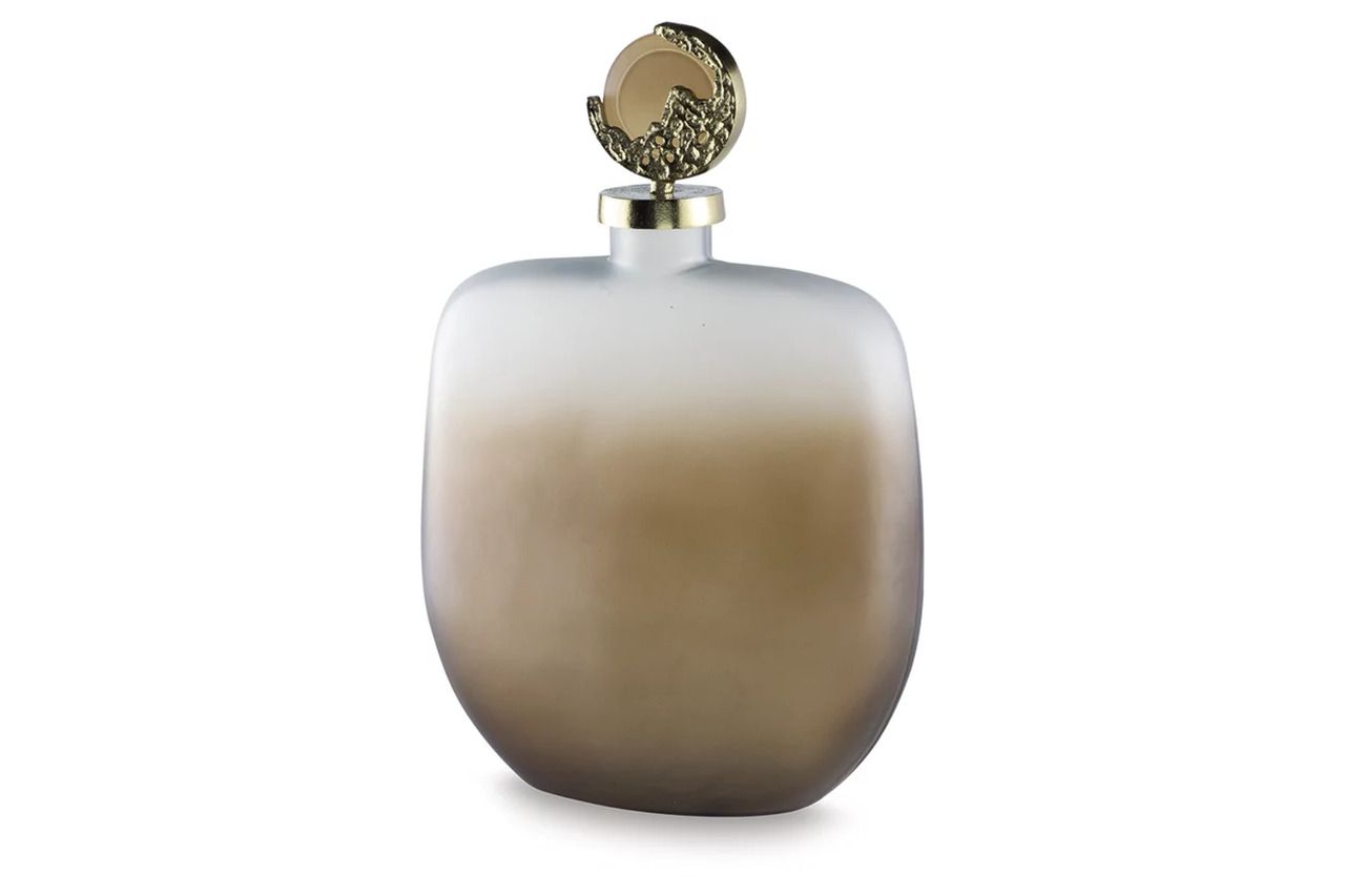 Acario Jar In Taupe/Gold A2000782