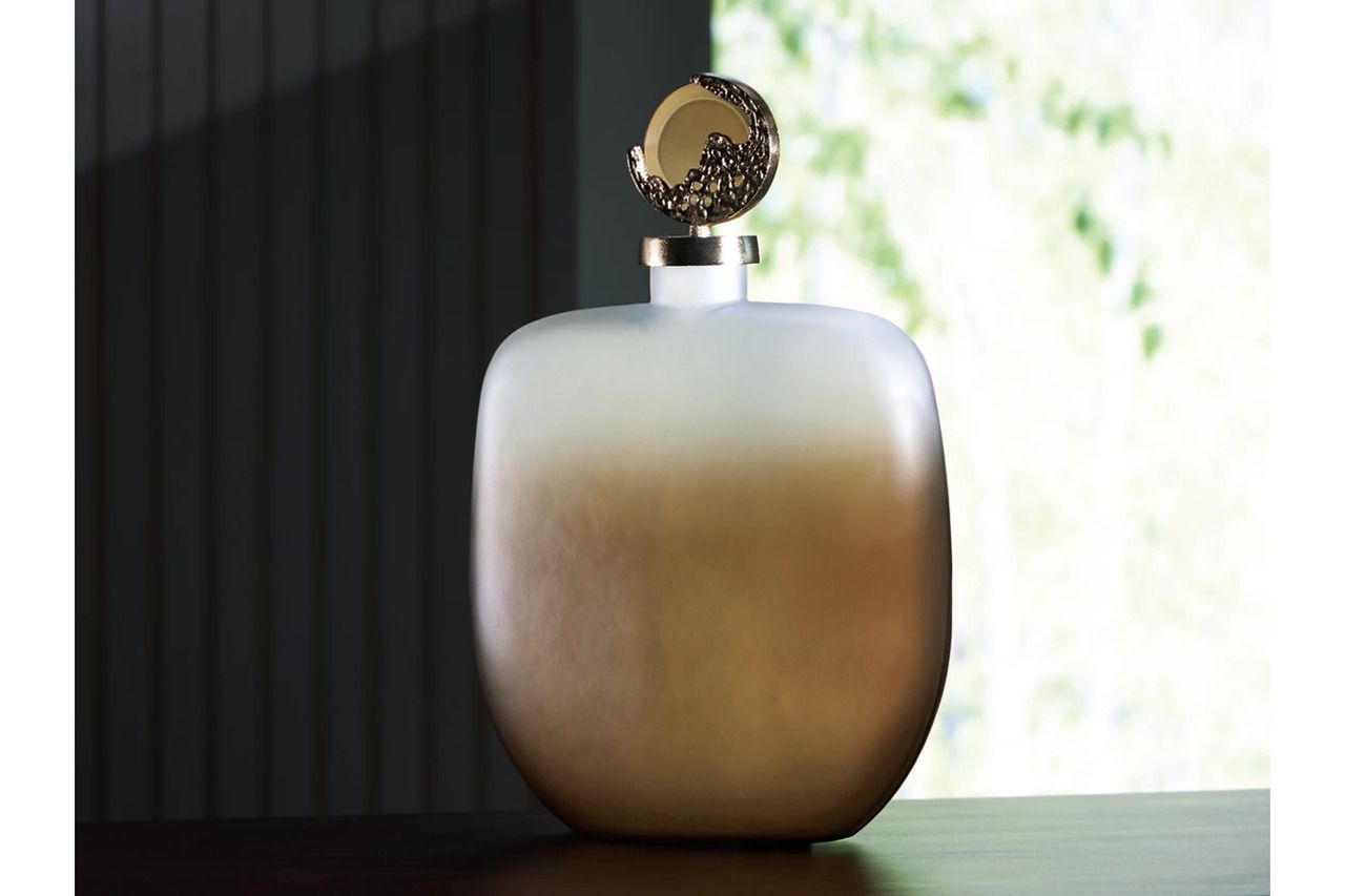 Acario Jar In Taupe/Gold A2000782