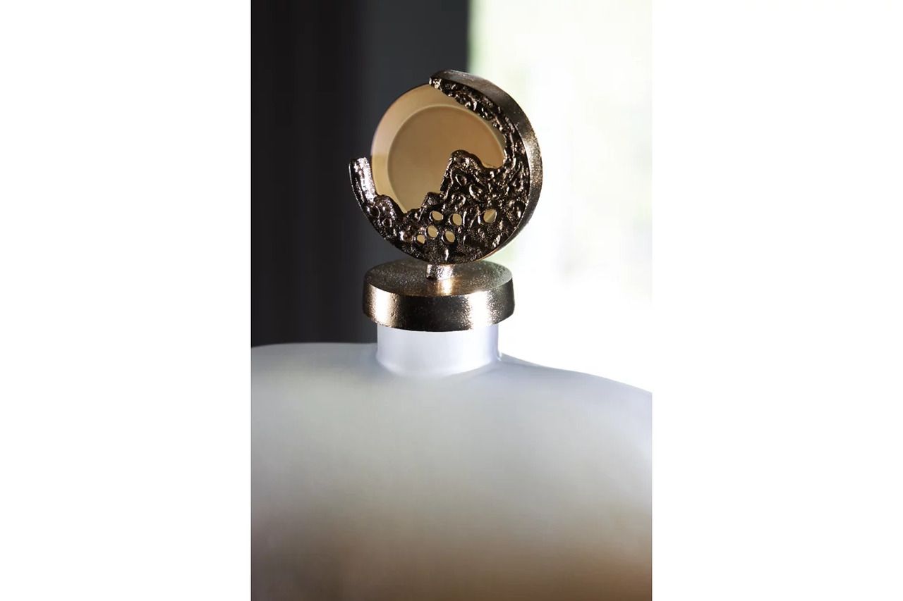 Acario Jar In Taupe/Gold A2000782