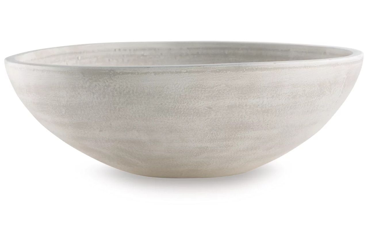 Meadie Bowl In Distressed White A2000789