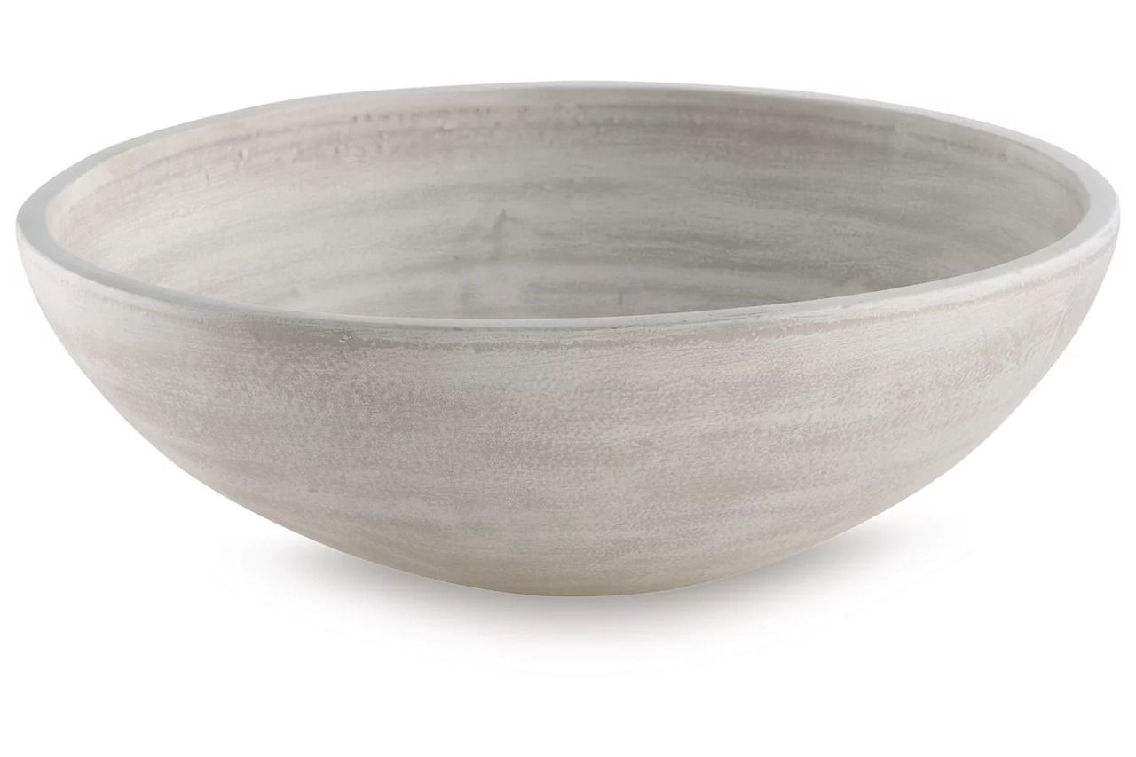 Meadie Bowl In Distressed White A2000789