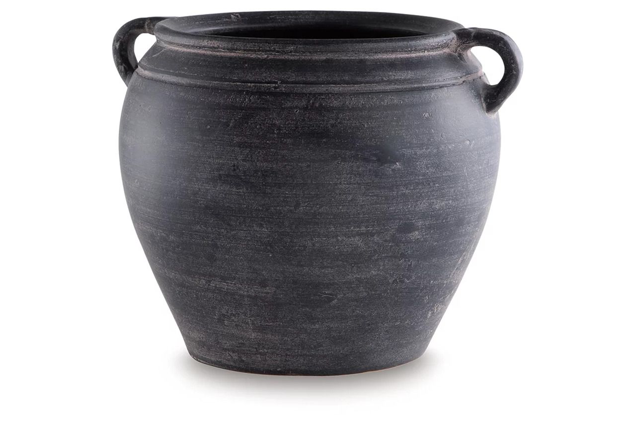 Meadie Vase In Distressed Black A2000790