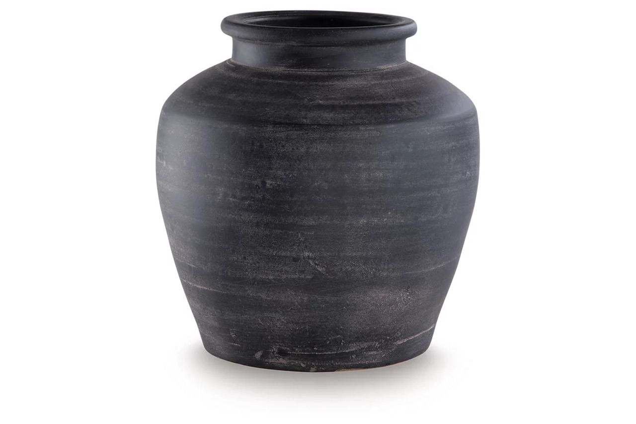 Meadie Vase In Distressed Black A2000791