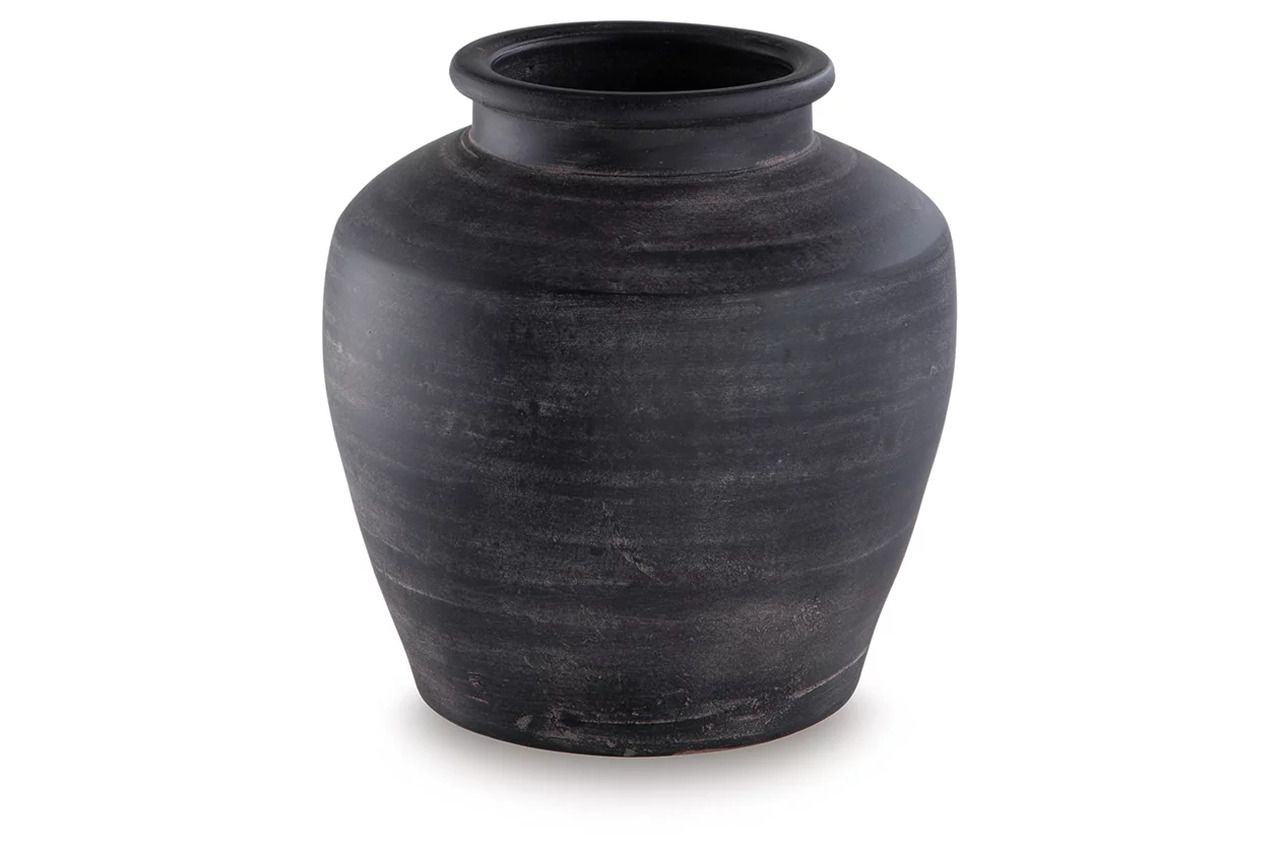 Meadie Vase In Distressed Black A2000791