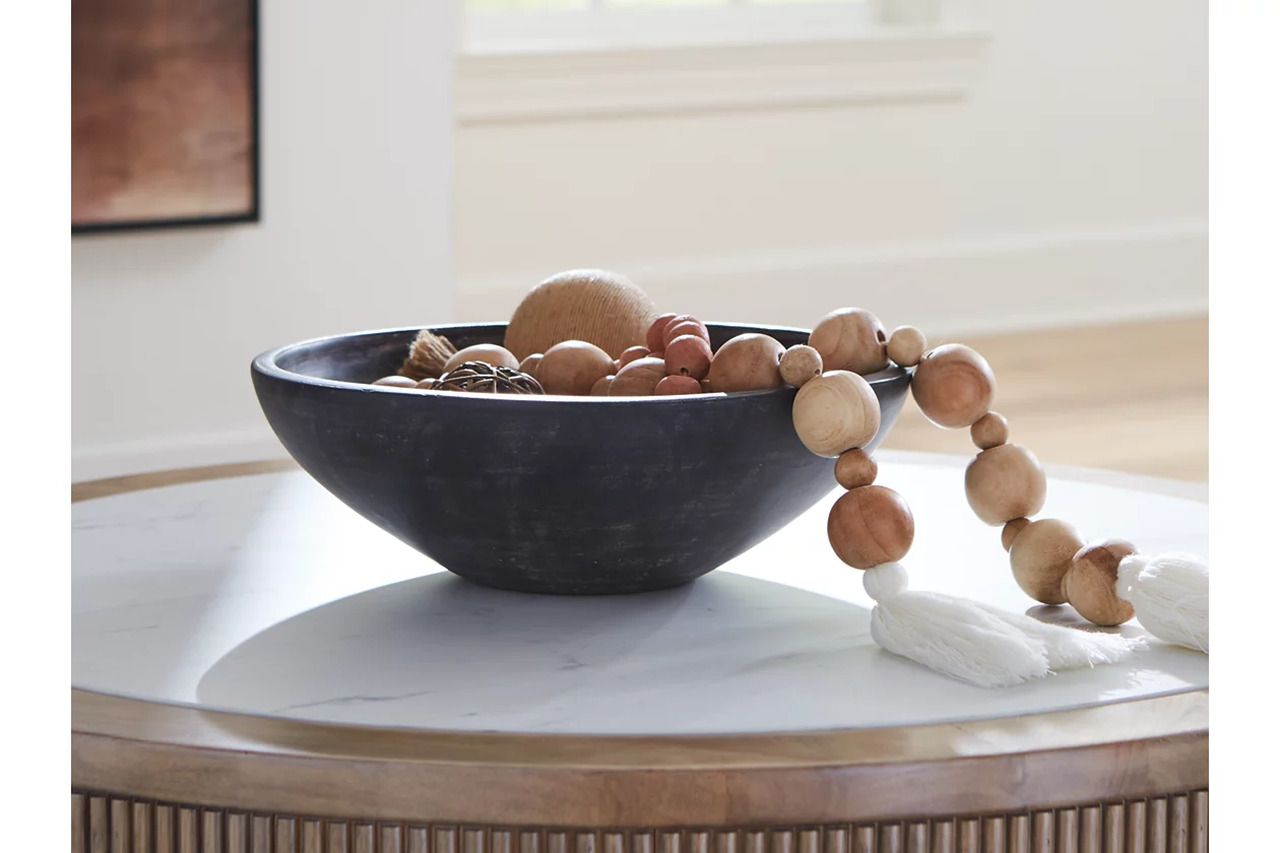 Meadie Bowl In Distressed Black A2000792