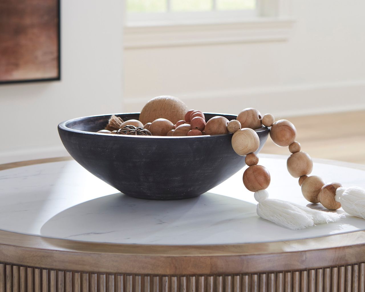 Meadie Bowl In Distressed Black A2000792