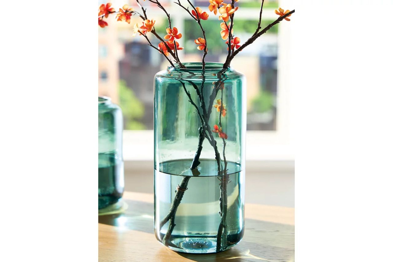 Inisland Vase In Teal A2000798