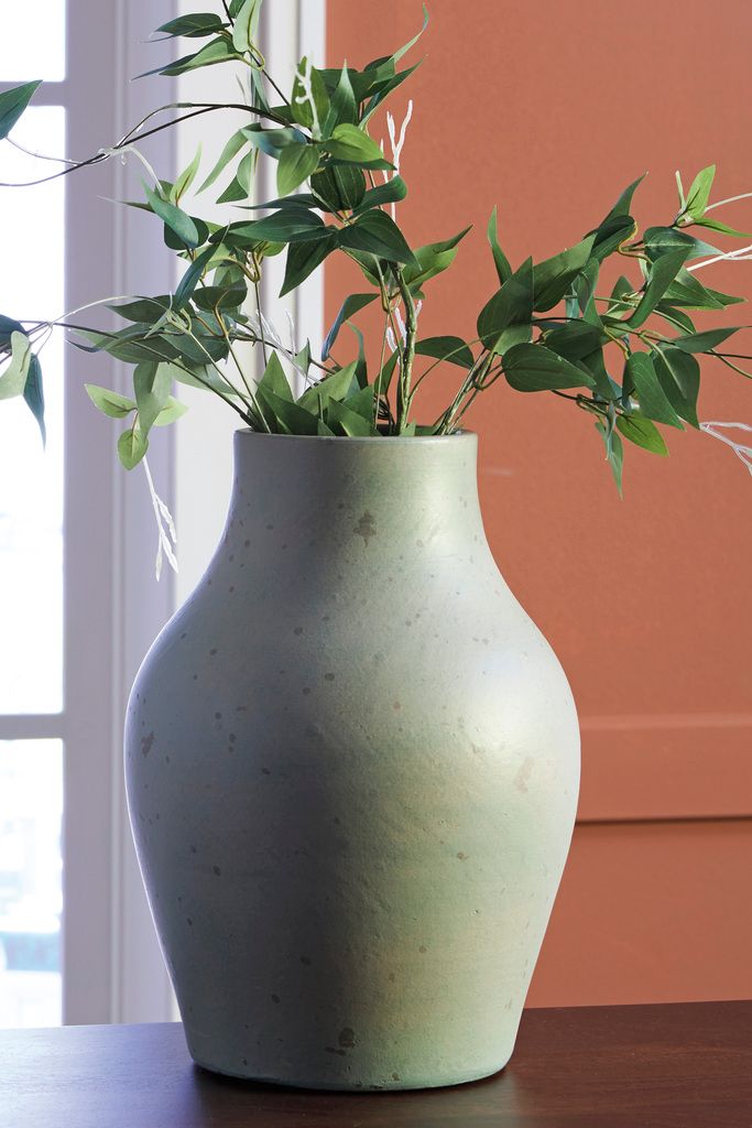 Baychester Vase In Antique Green A2000806