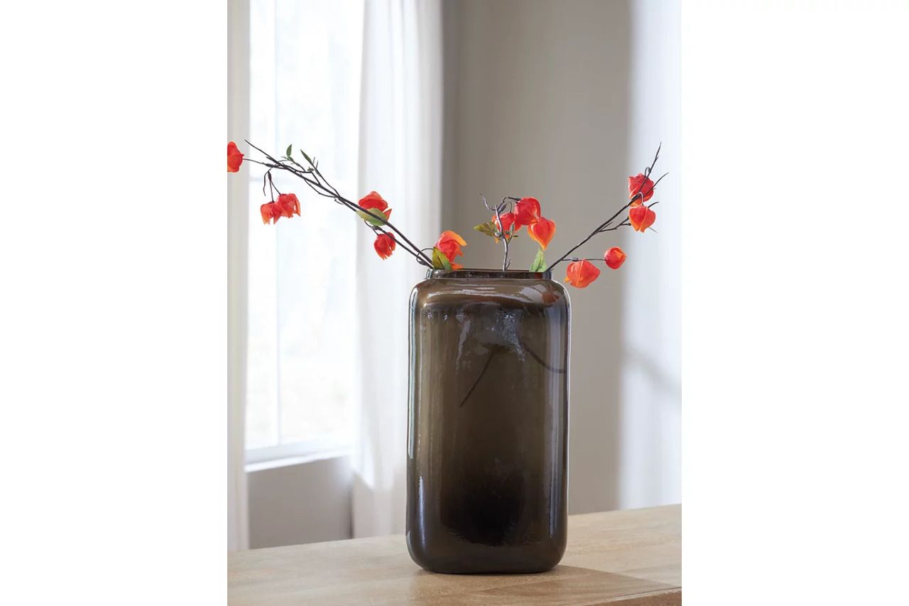Sumner Small Vase In Gray and Gold A2000812