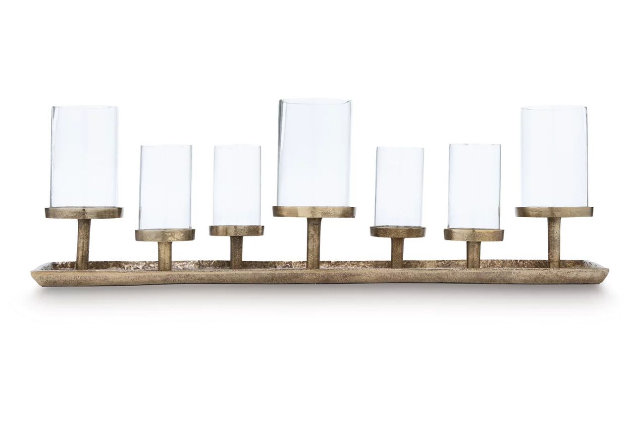 Wallmond Candle Holder In Antique Brass A2000820