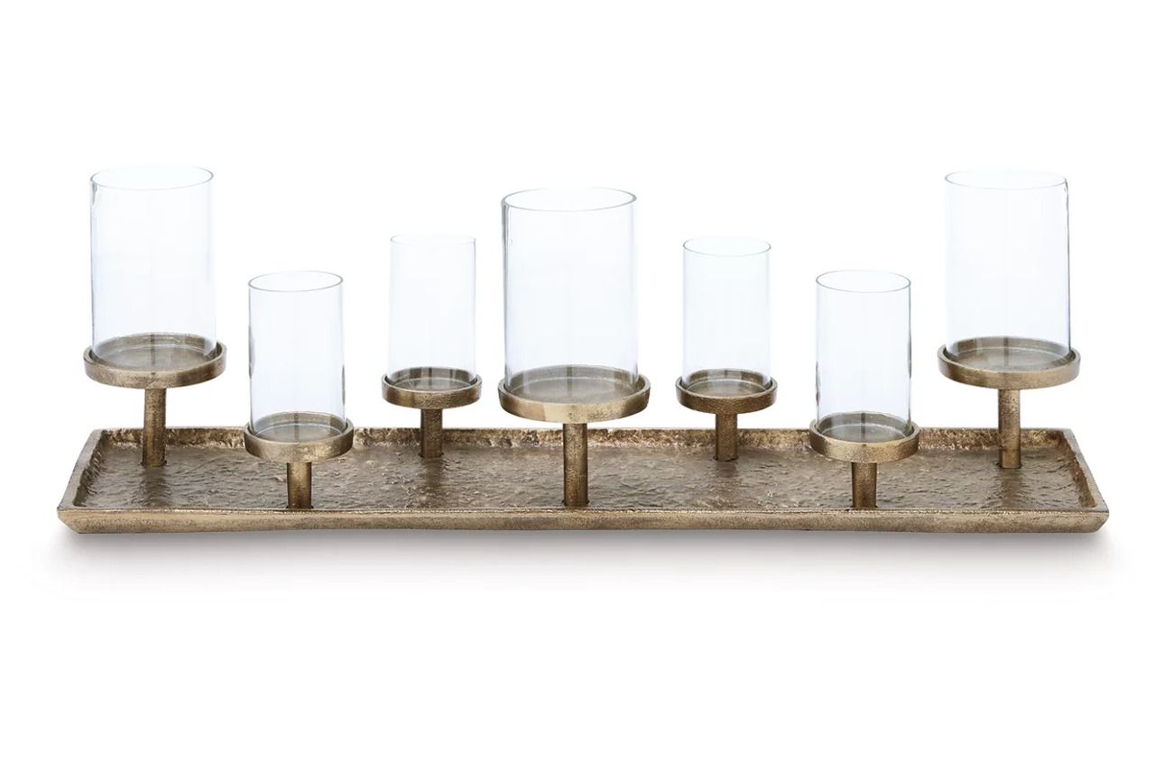 Wallmond Candle Holder In Antique Brass A2000820