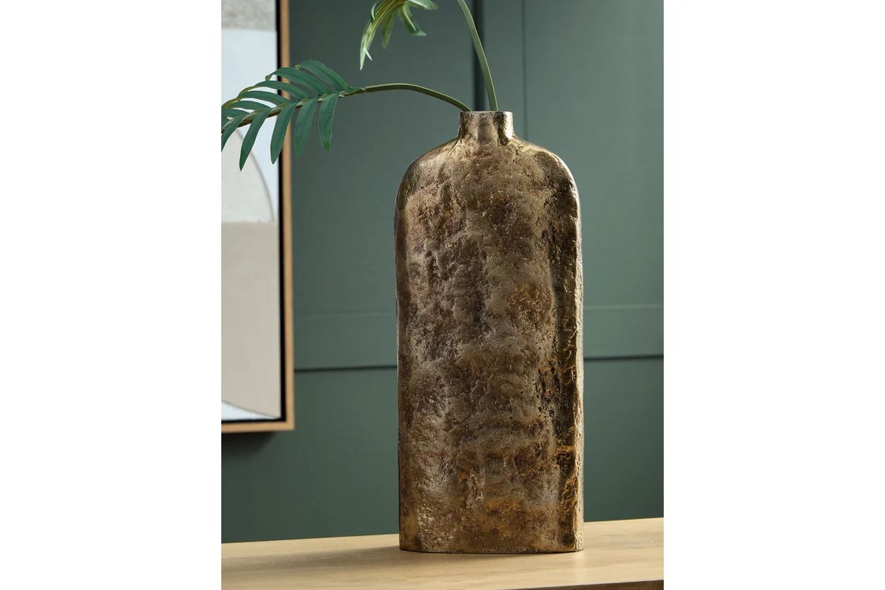 Wallmond Small Vase In Antique Brass A2000821