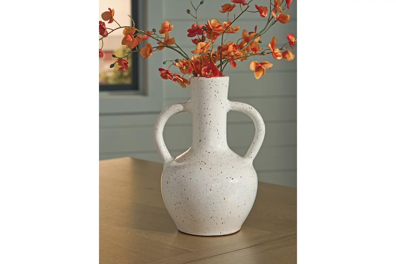 Dallinworth Small Vase In White and Black A2000831