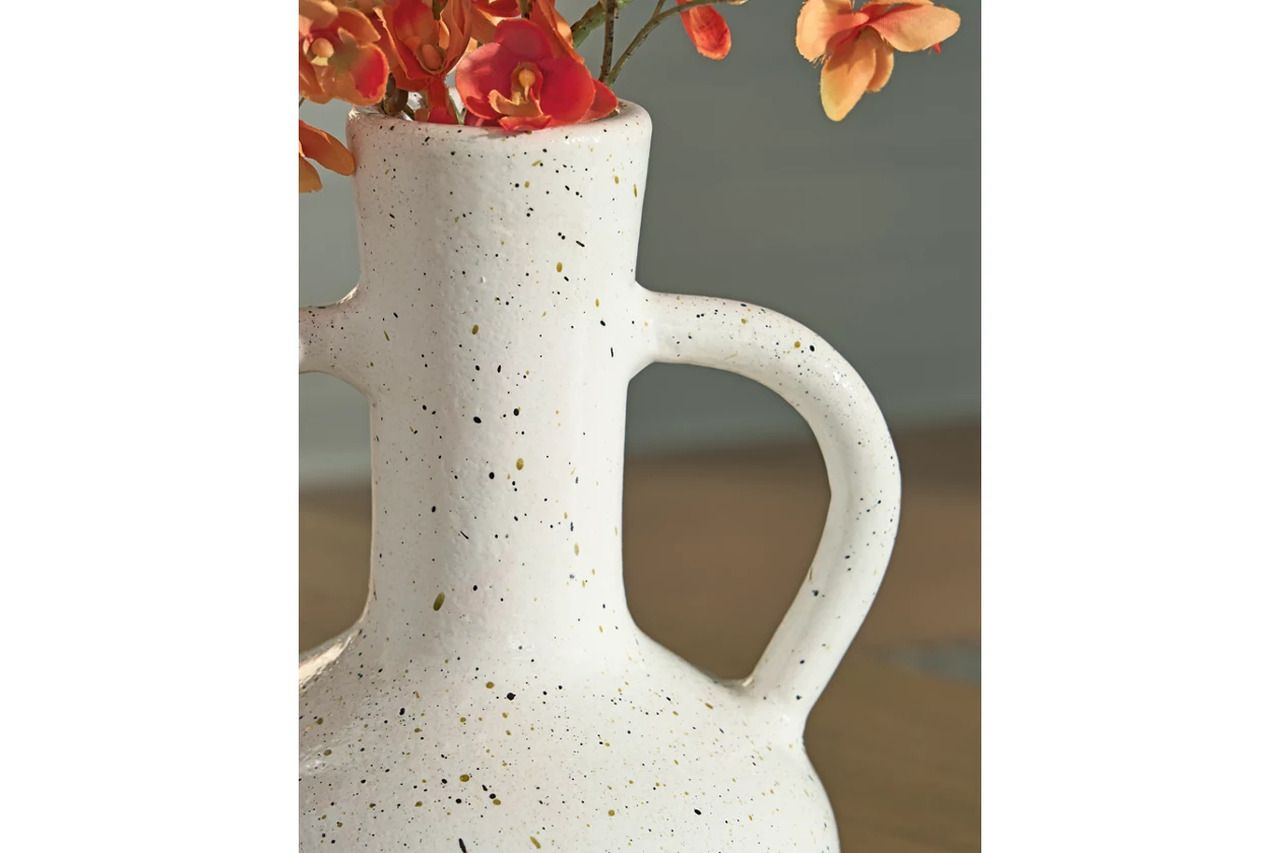 Dallinworth Small Vase In White and Black A2000831