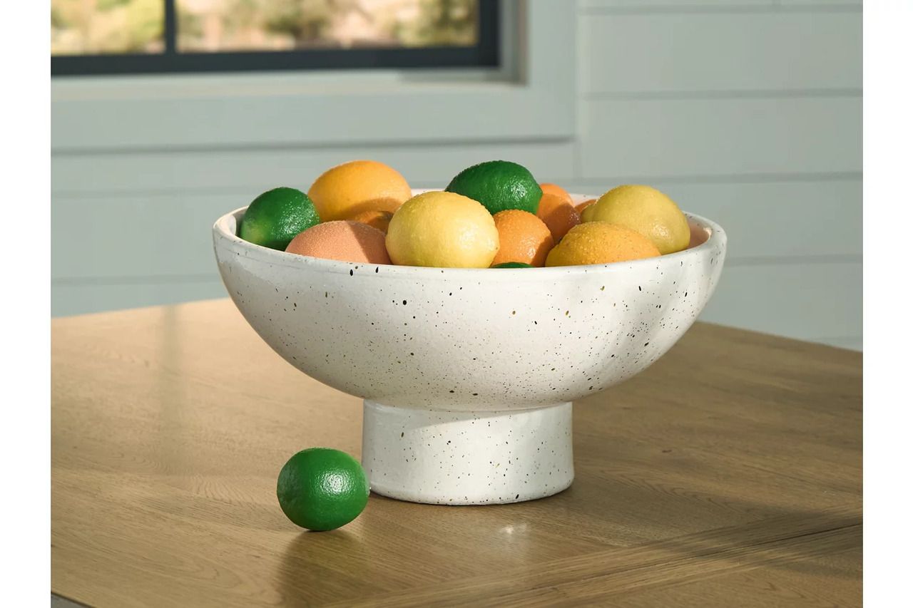Dallinworth Bowl In White and Black A2000833