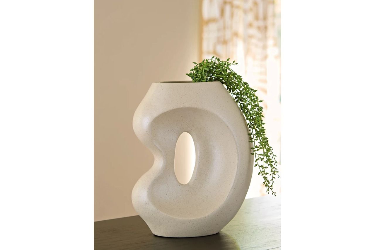 Odion Small Vase In Stone A2000841