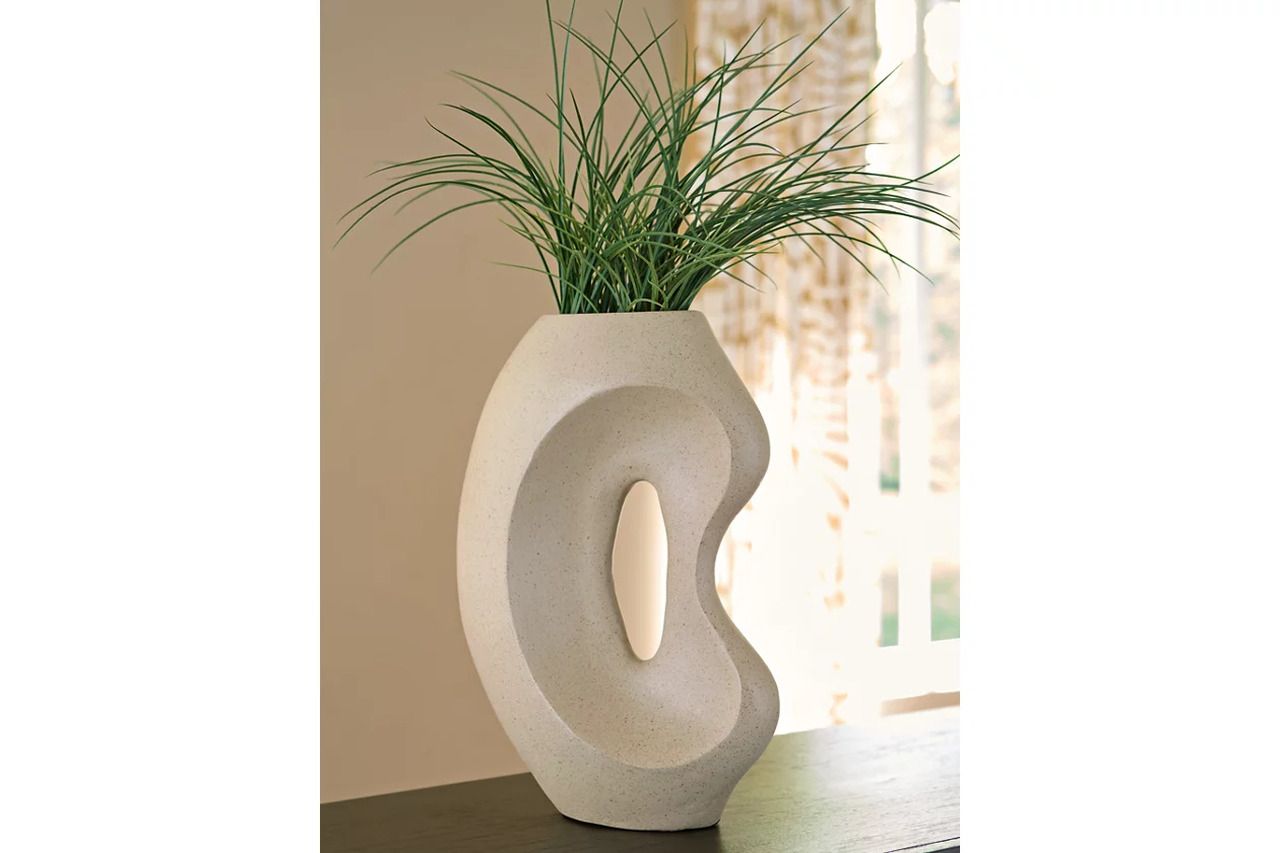Odion Large Vase In Stone A2000842