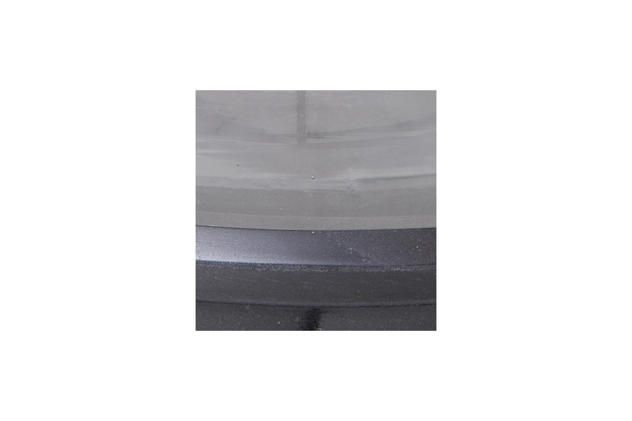 Saskia Candle Holder In Clear and Black A2000846