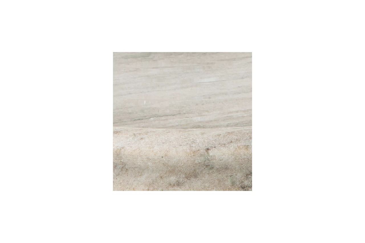Saskia Candle Holder In Clear and Beige A2000847