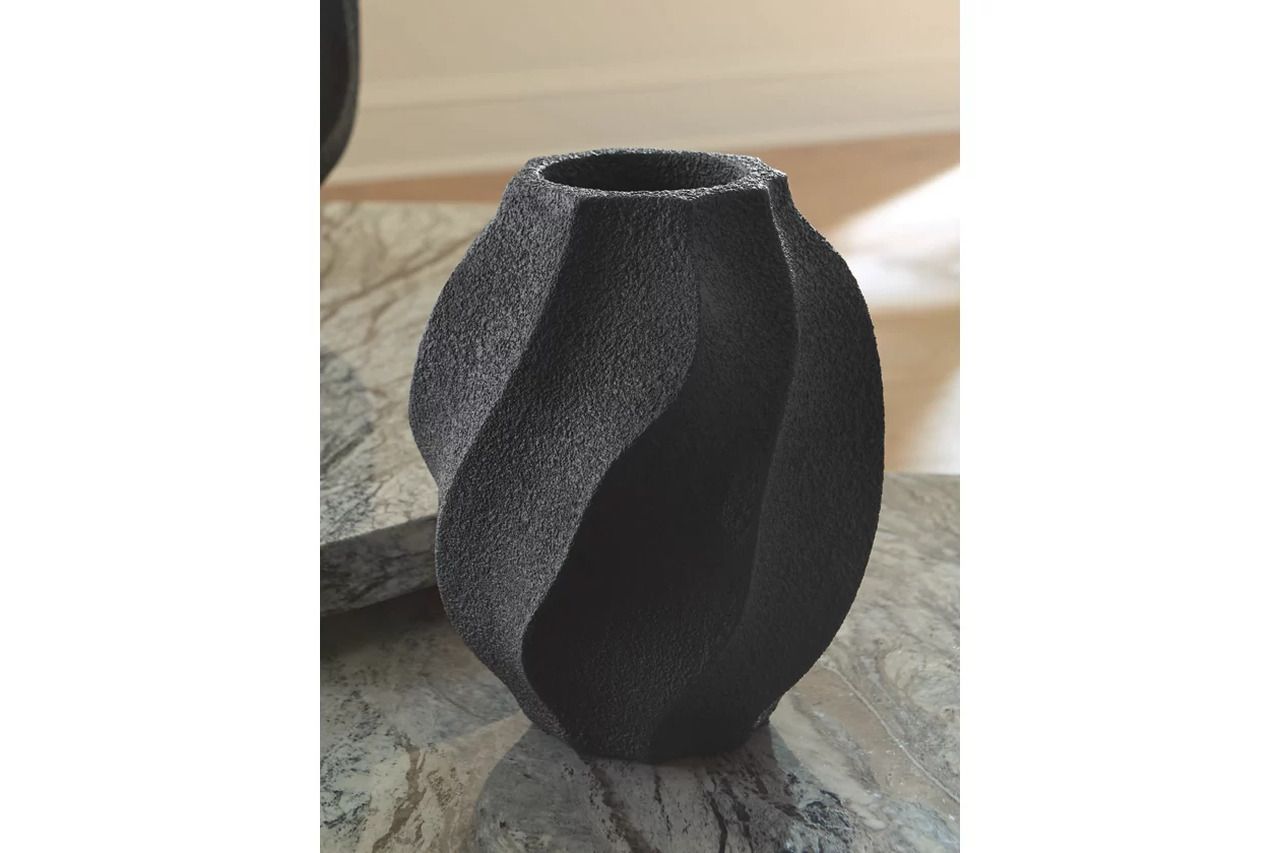 Judworth Large Vase In Black A2000875