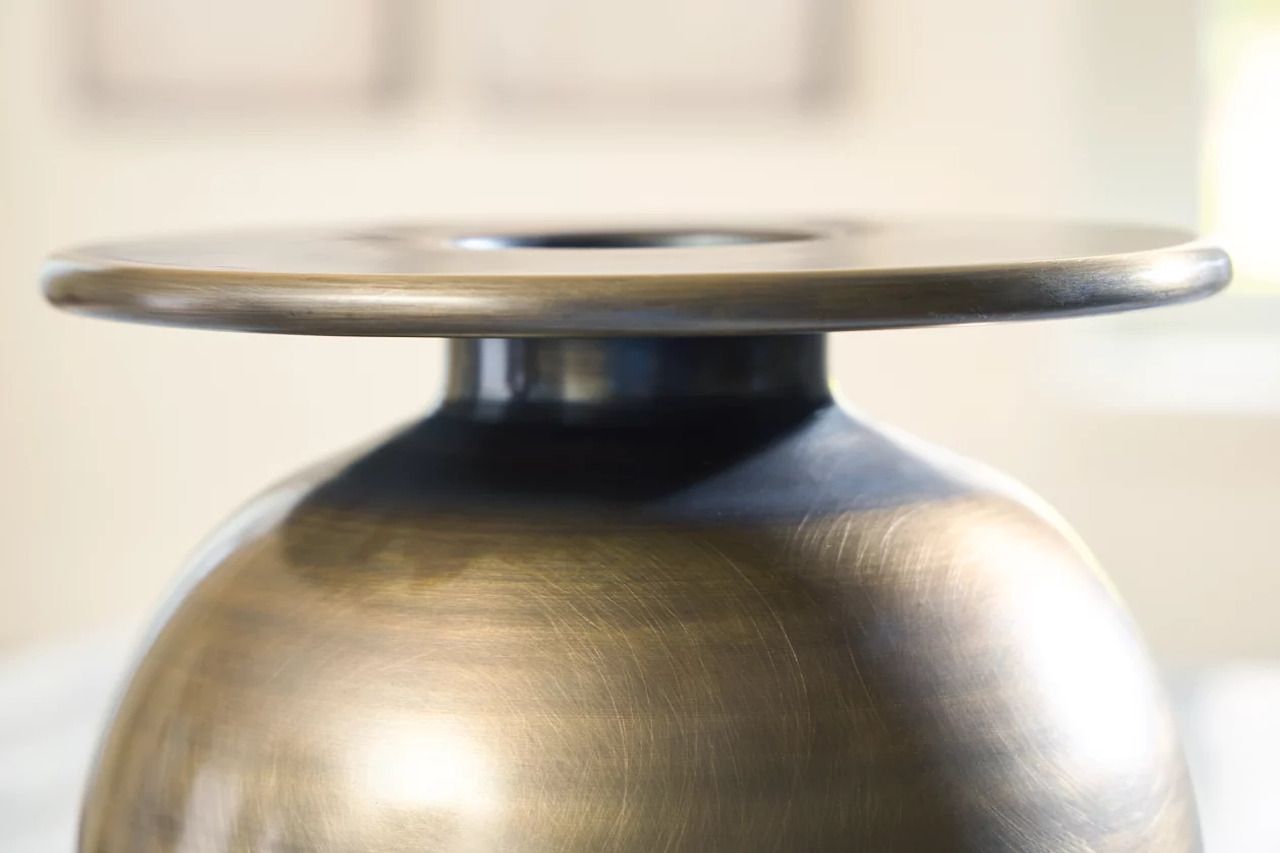 Fedorleigh Vase In Antique Brass A2000893