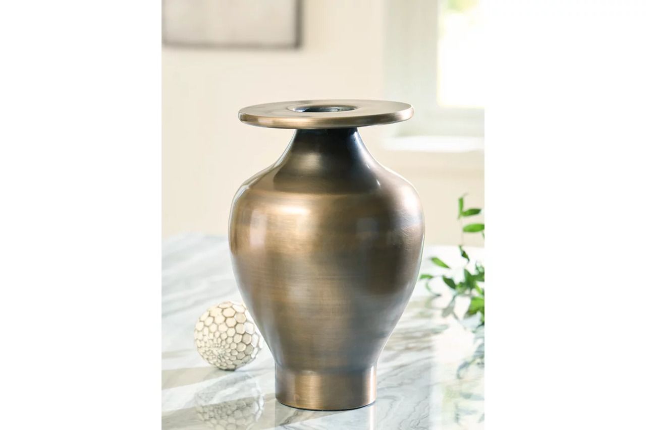 Fedorleigh Vase In Antique Brass A2000894
