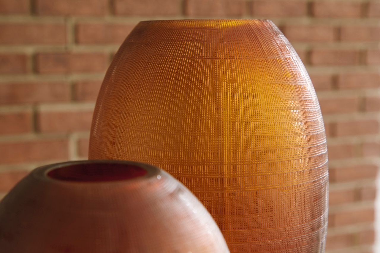 Embersen Amber Vase Set of 2 A2900001