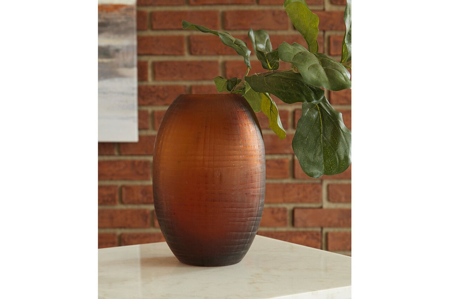 Embersen Amber Vase Set of 2 A2900002