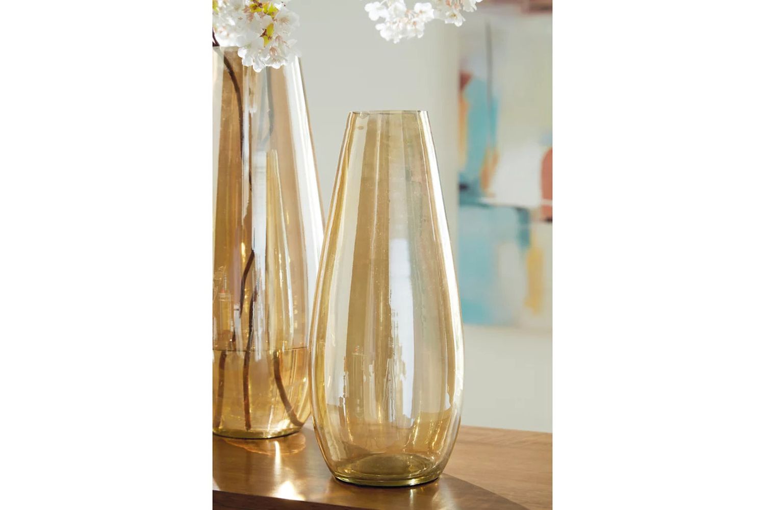 Rhettman Vase In Amber A2900005
