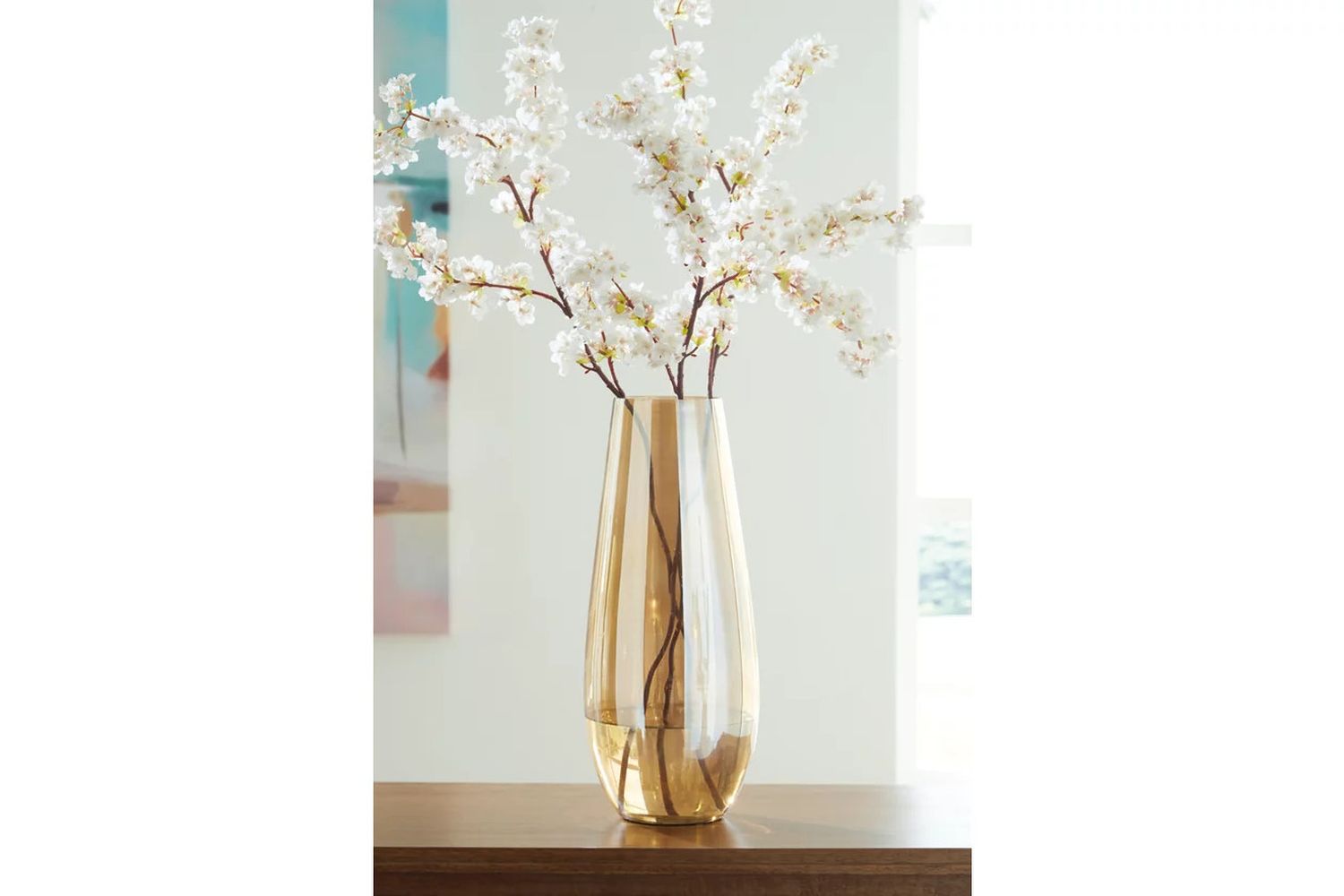 Rhettman Vase In Amber A2900006