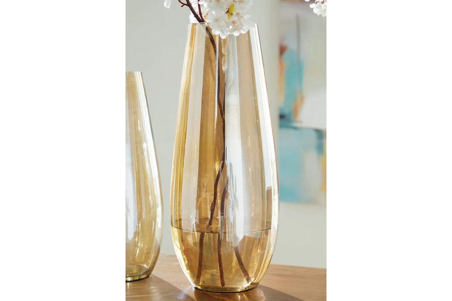 Rhettman Vase In Amber A2900006