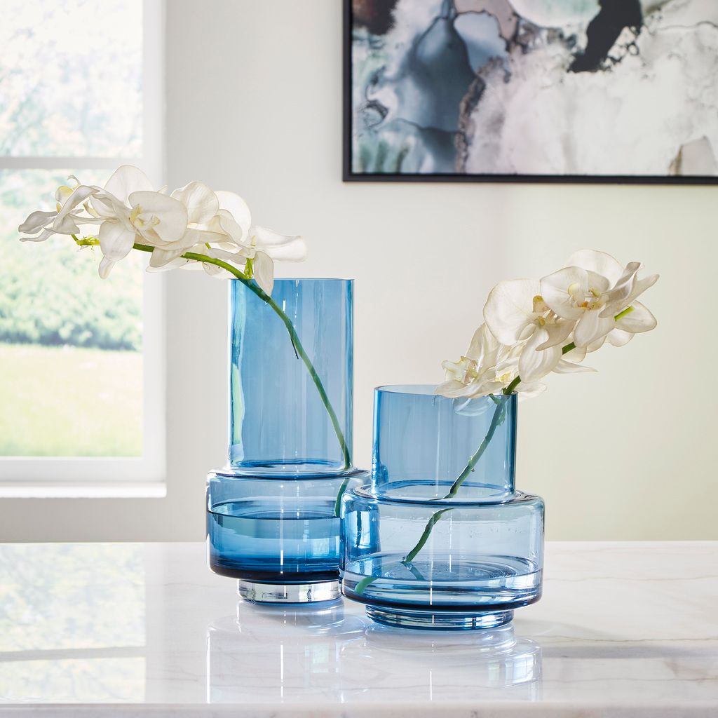 Bealen Vase In Dark Blue A2900012