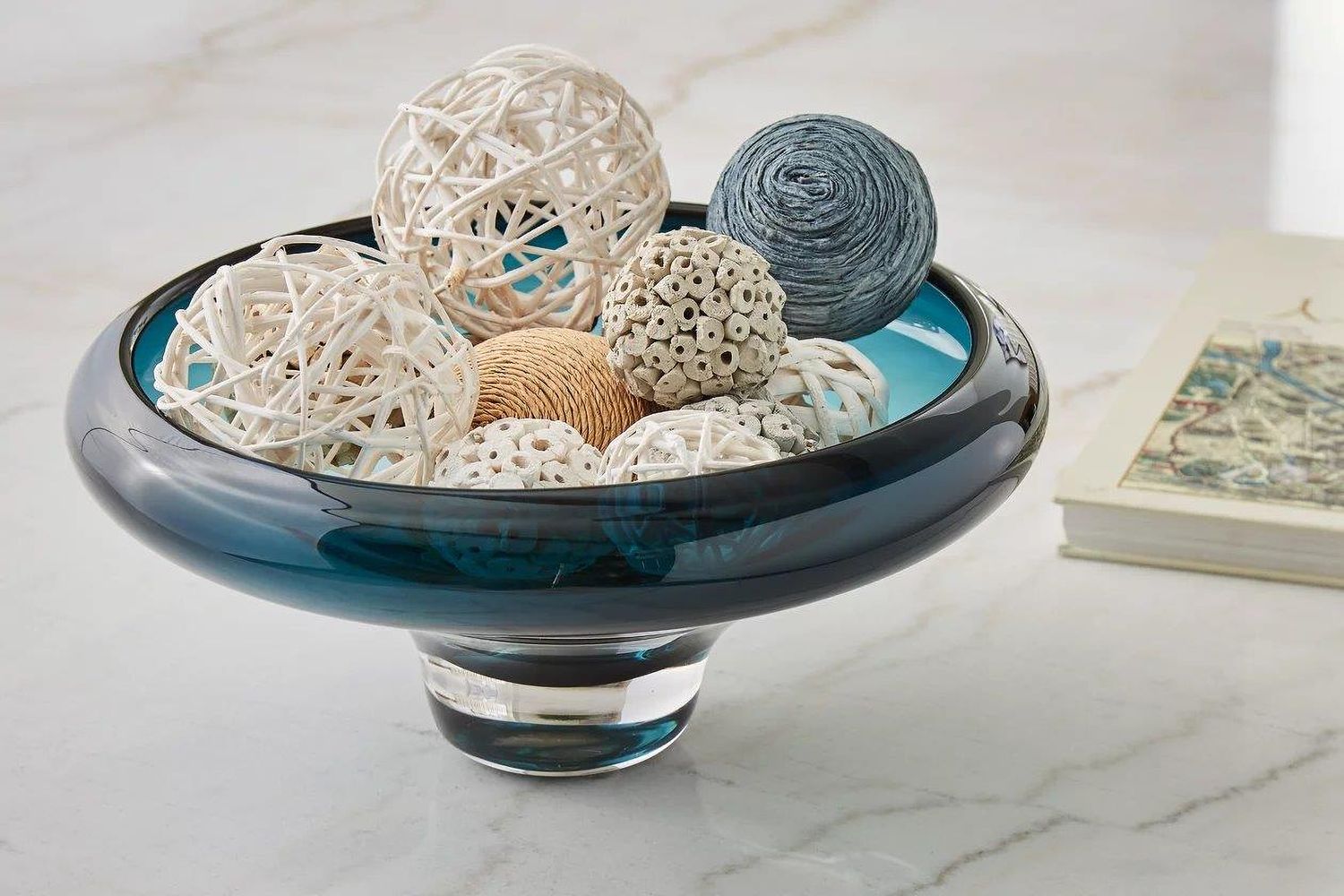 Vallborough Bowl In Teal Blue A2900017