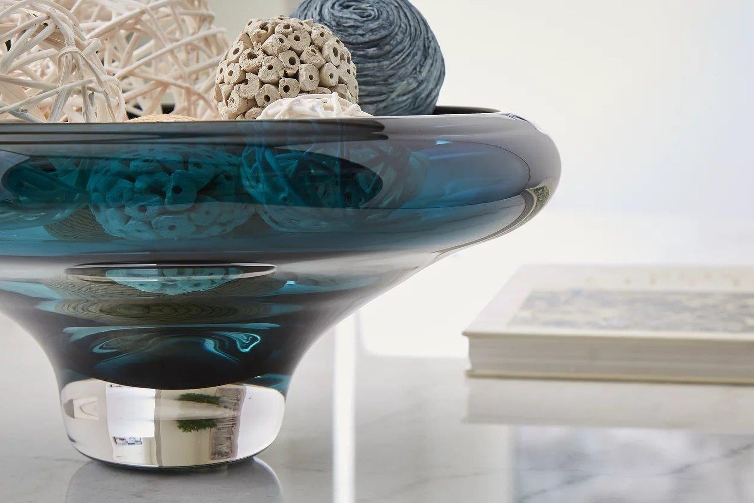 Vallborough Bowl In Teal Blue A2900017
