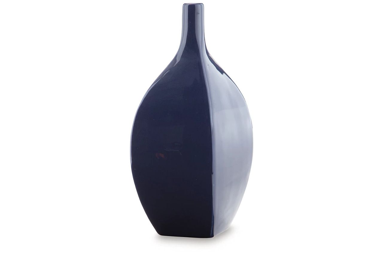 Abtinson 12 Inch Vase In Navy A2900032