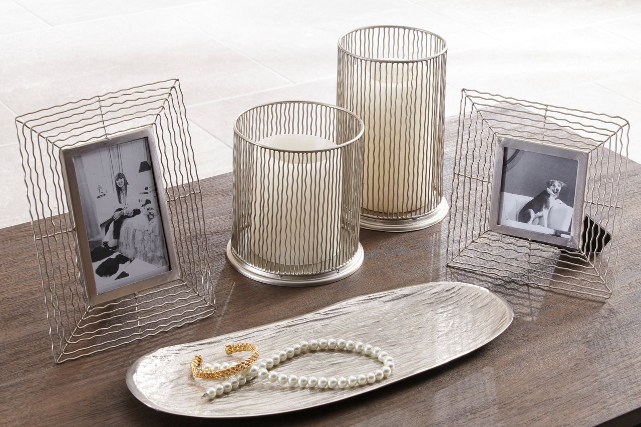 Dympna Silver Metal Accessory Set of 5 A2C00115