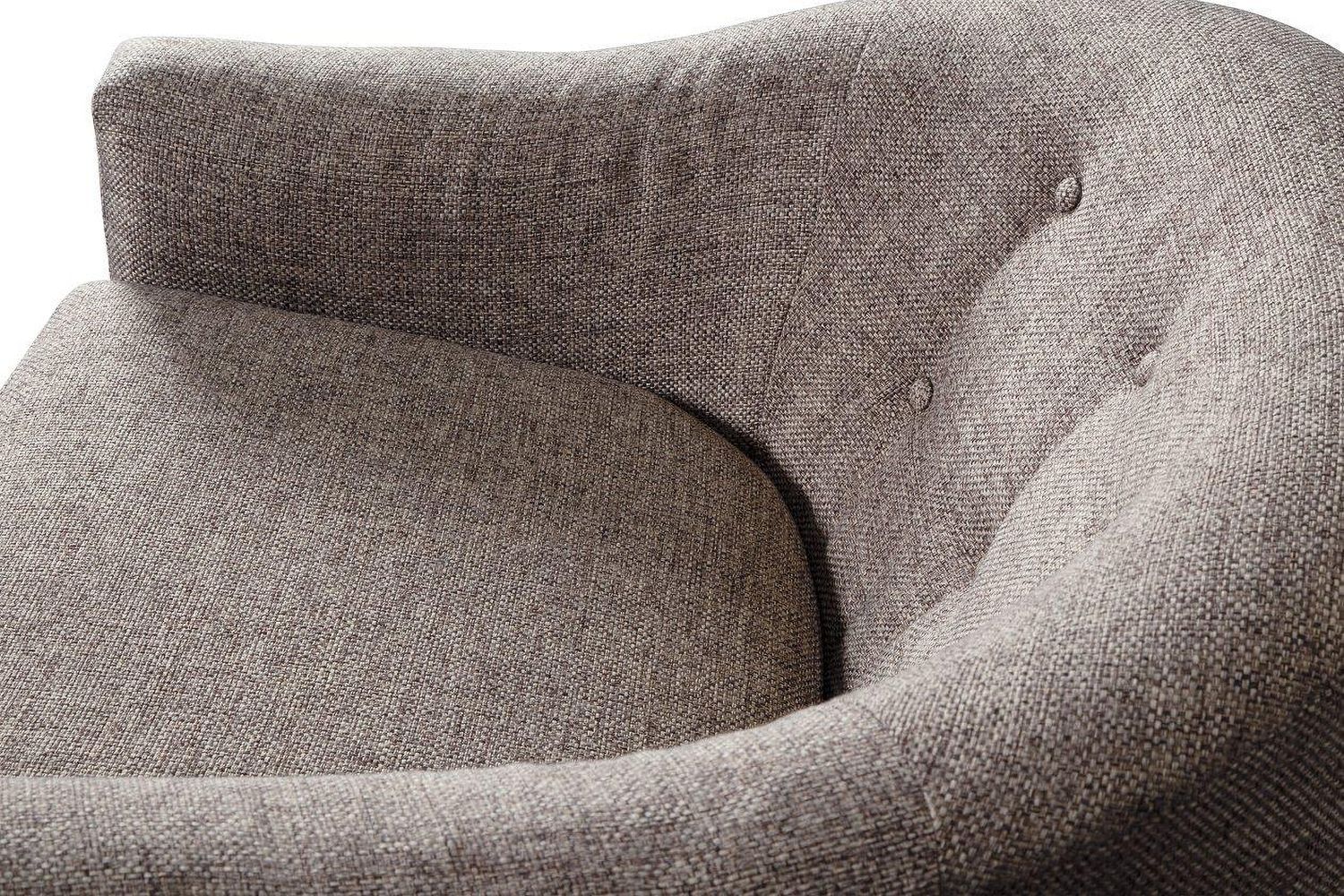 Upshur Taupe Swivel Glider Accent Chair A3000003