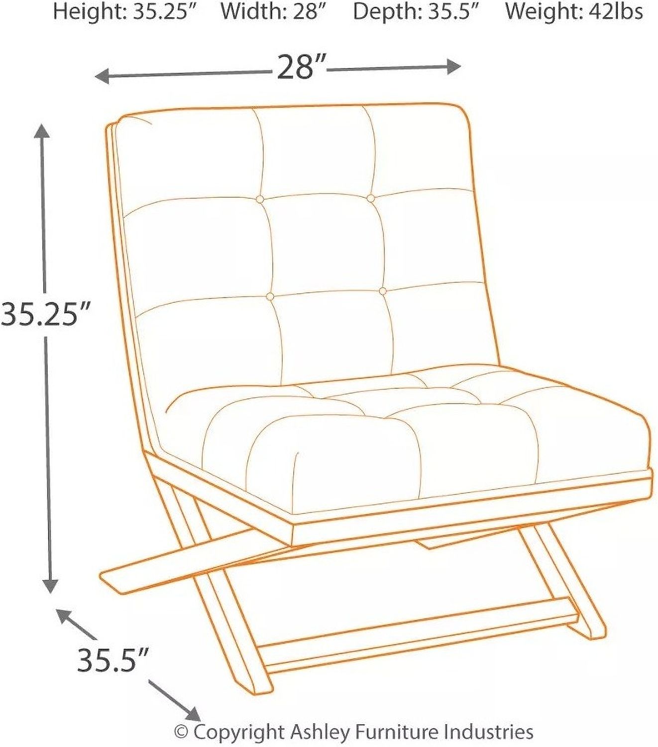 Sidewinder Brown Accent Chair A3000031