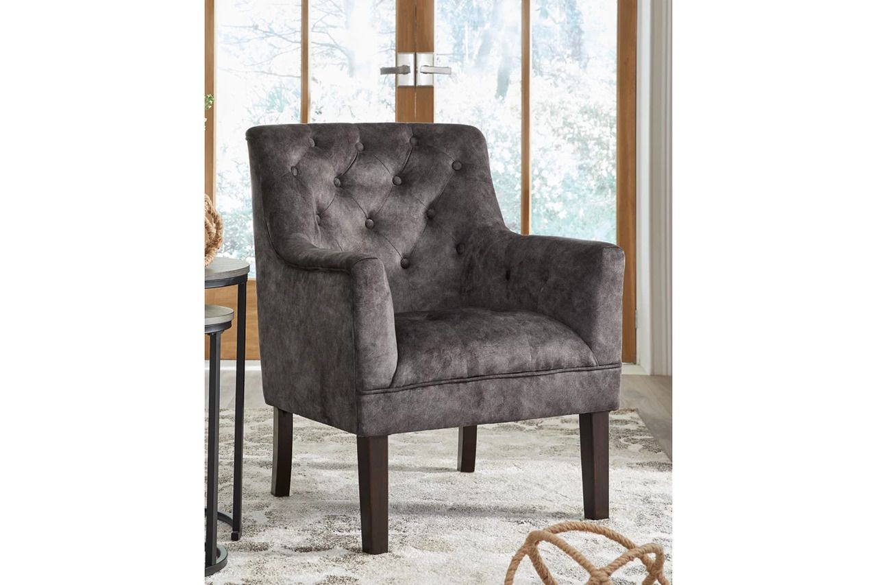 Drakelle Charcoal Gray Accent Chair A3000049