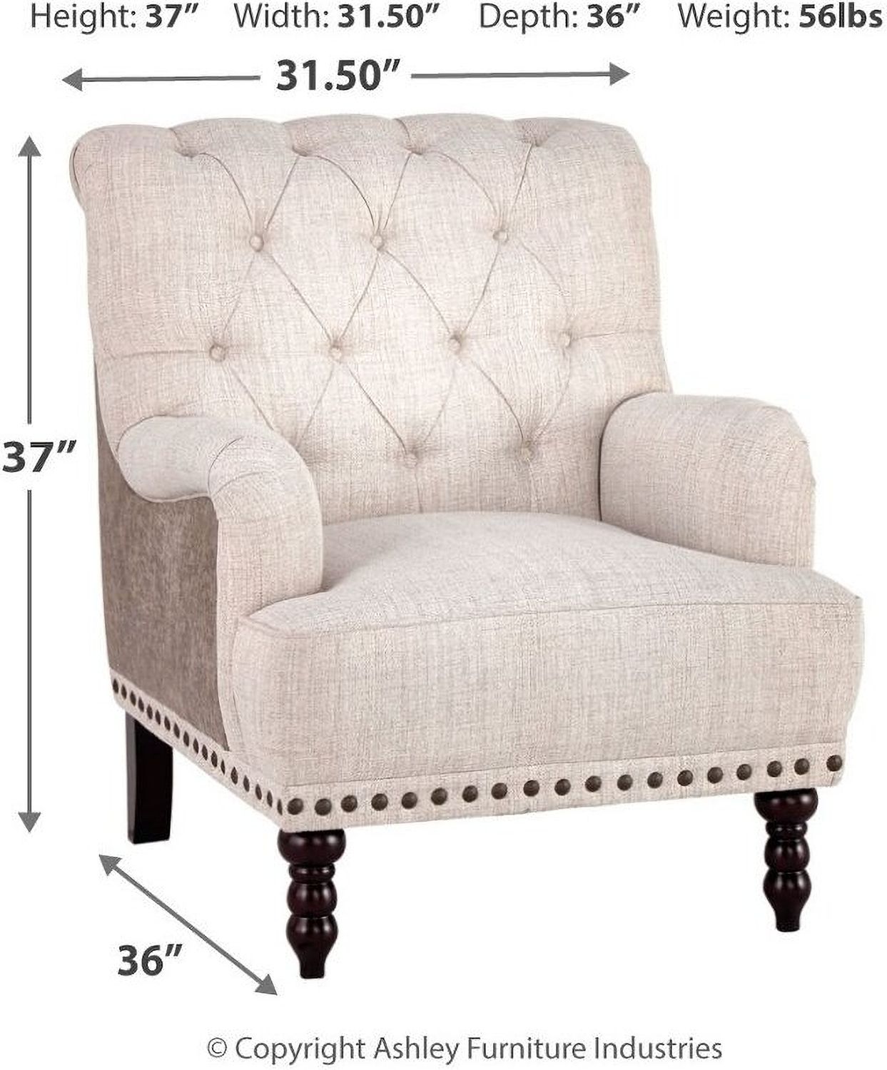 Tartonelle Beige Accent Chair A3000053
