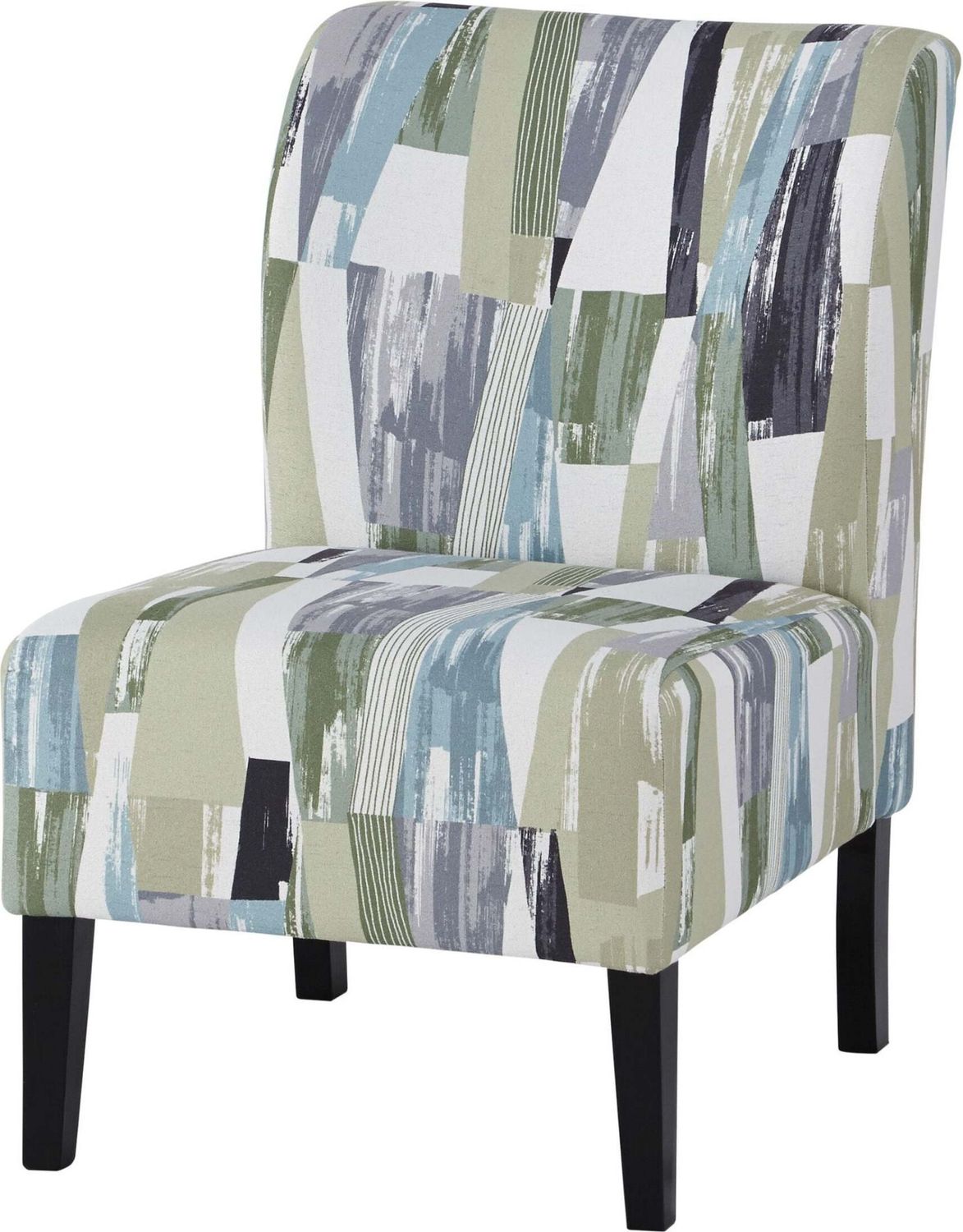 Triptis Green and Blue Accent Chair A3000066