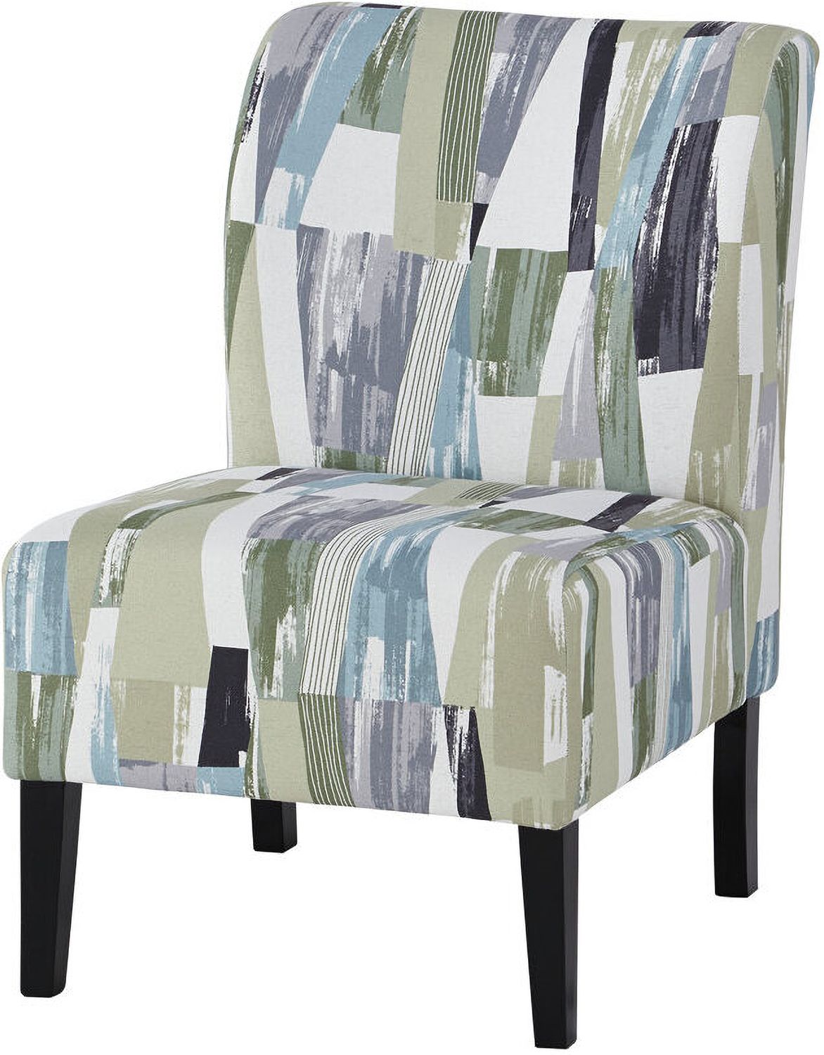 Triptis Green and Blue Accent Chair A3000066