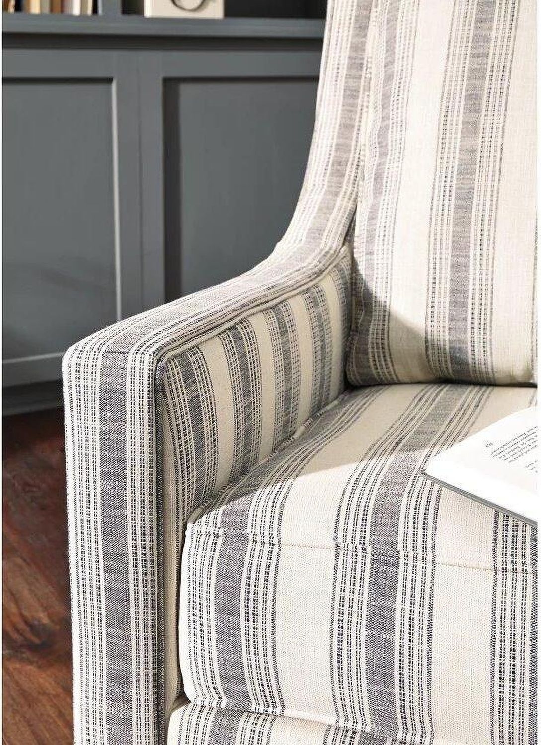 Kambria Ivory And Black Accent Chair A3000207