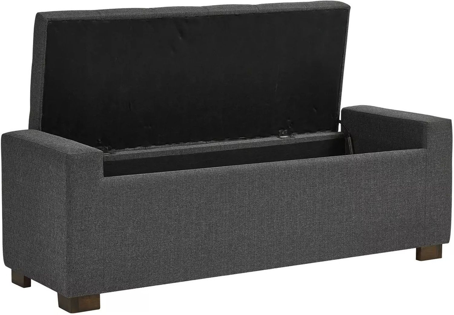 Cortwell Gray Storage Bench A3000224