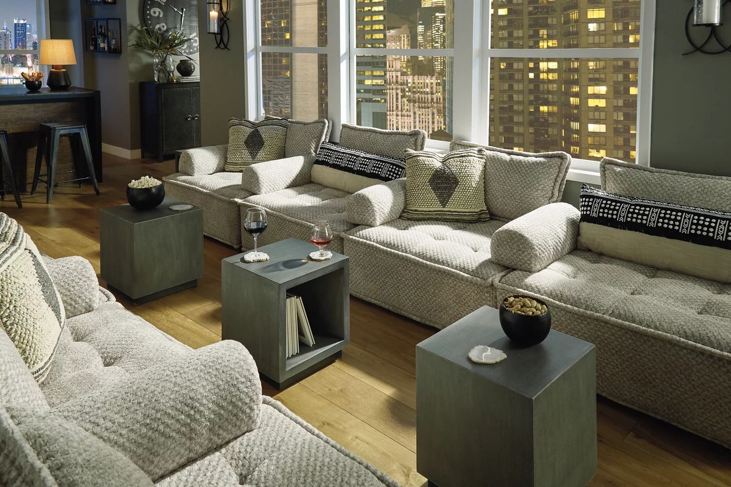 Bales Accent Chair In Taupe A3000244