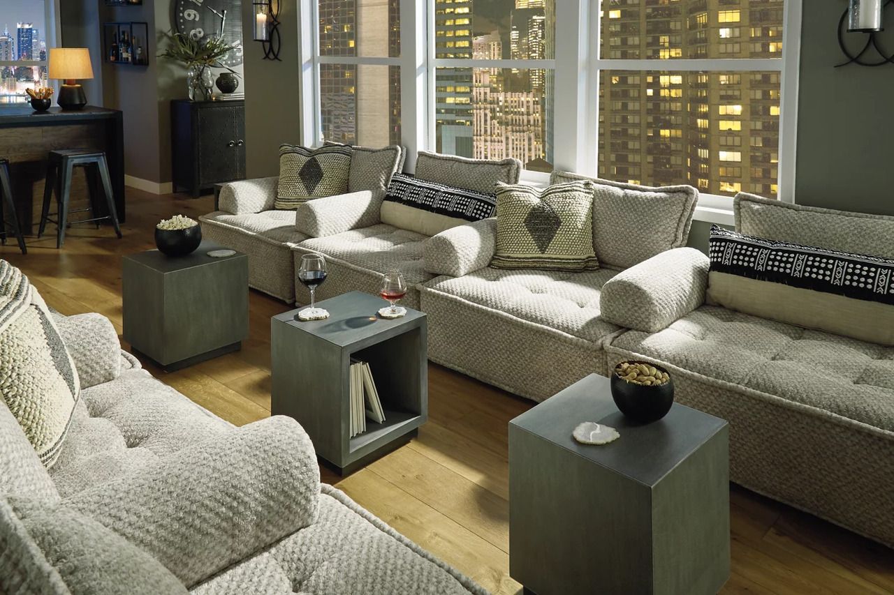 Bales Modular Loveseat In Taupe A3000244A2