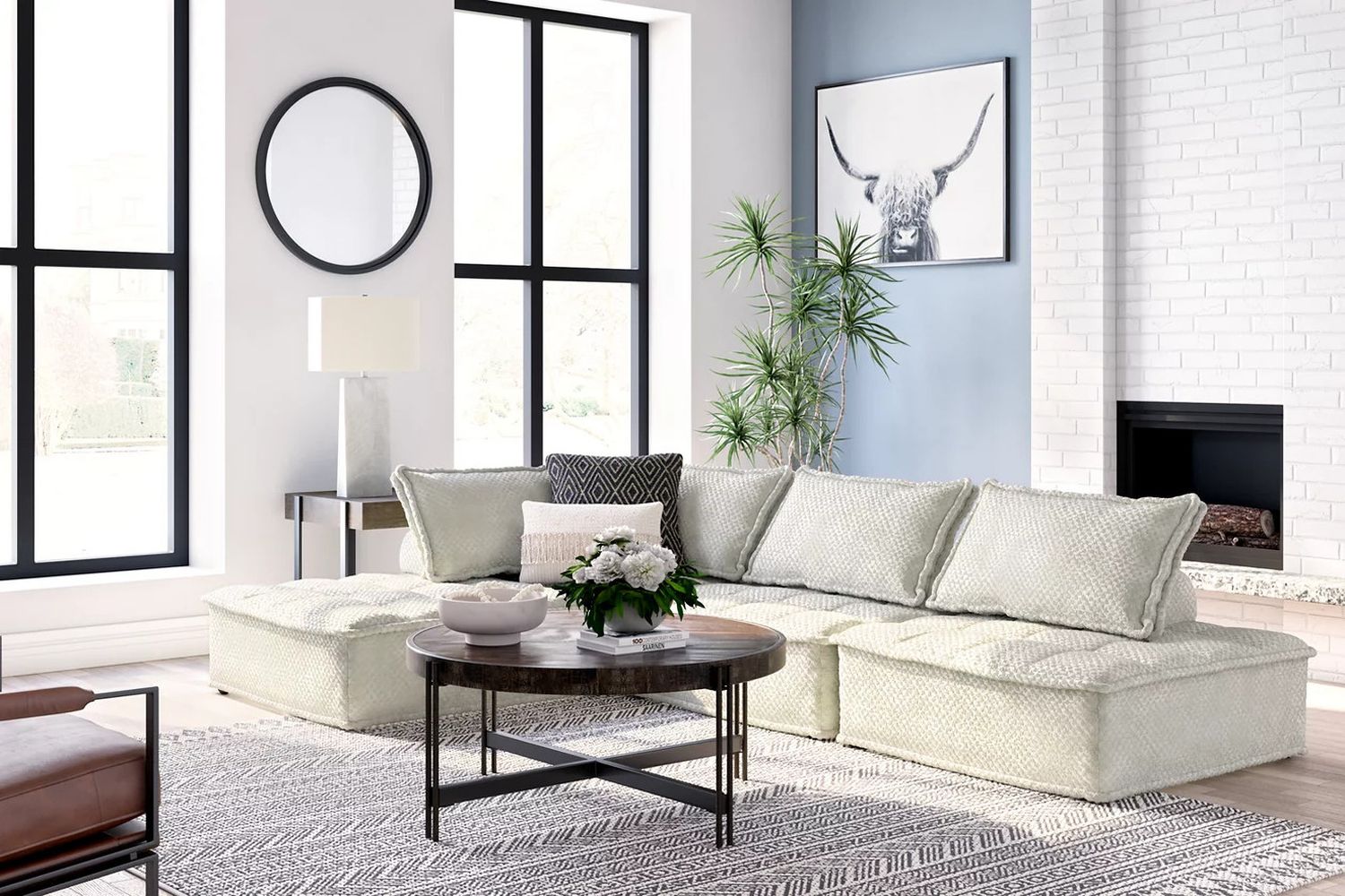 Bales 4-Piece Modular Seating In Taupe A3000244A4