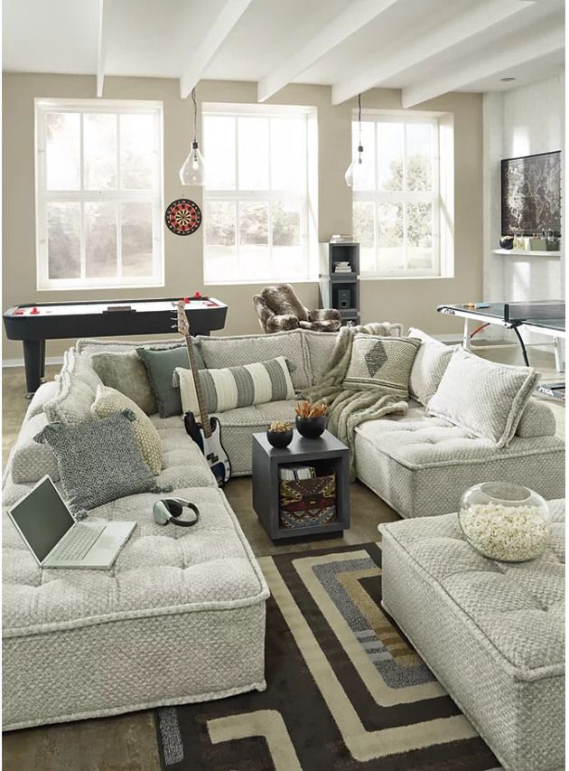 Bales 4-Piece Modular Seating In Taupe A3000244A4